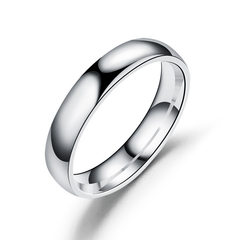 Stainless Steel High Polish Wedding Band Ring