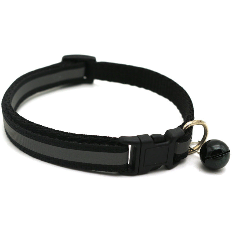Reflective Pet Collar with Bell for Dogs and Cats