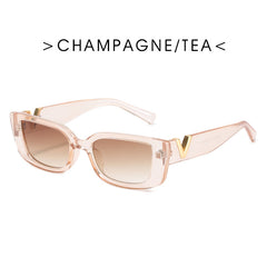 Y2K Square Sunglasses For Women Men UV400