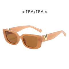 Y2K Square Sunglasses For Women Men UV400