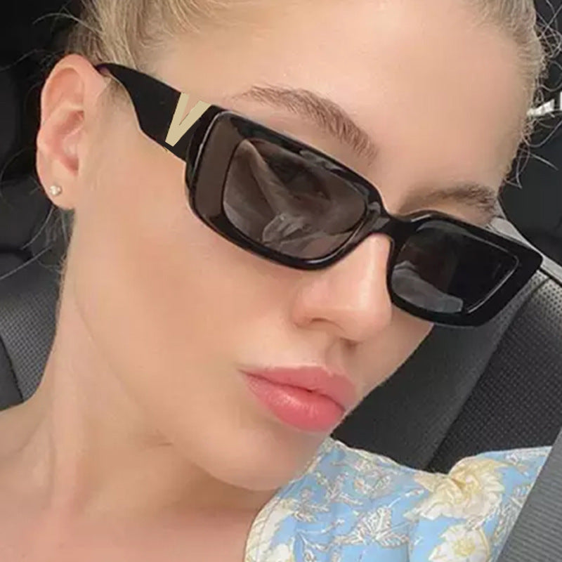 Y2K Square Sunglasses For Women Men UV400
