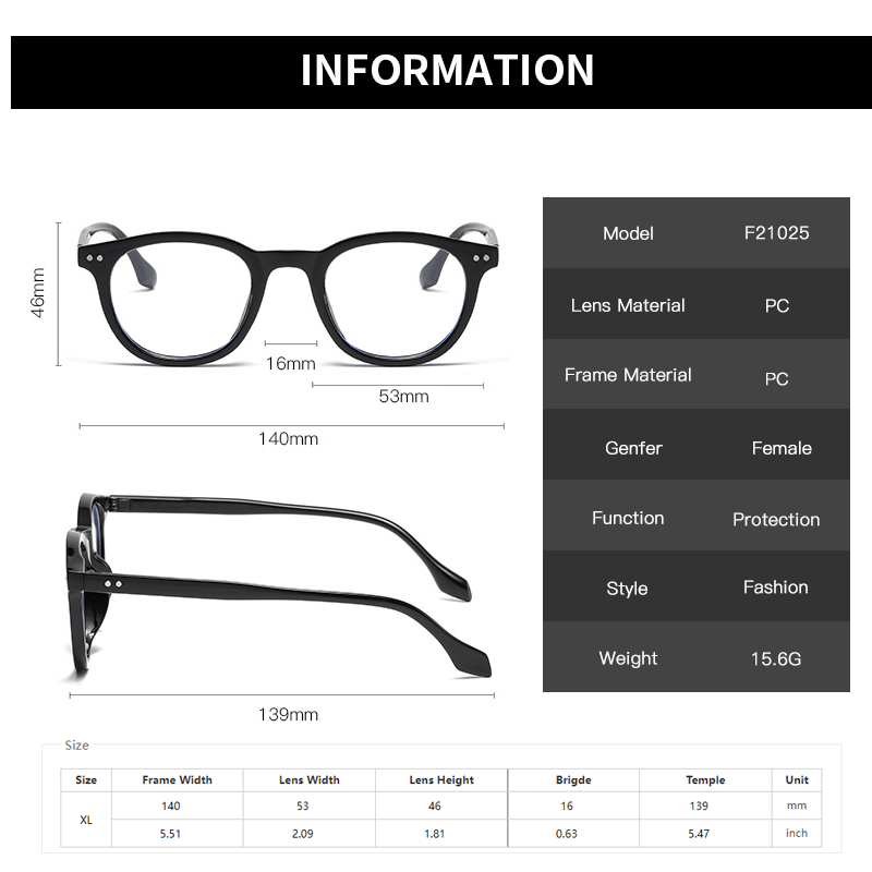 Light Blocking Glasses For Women Computer Game Eyeglasses