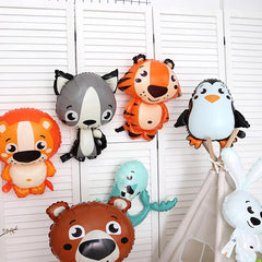 10 Animal Balloons Assorted 24in