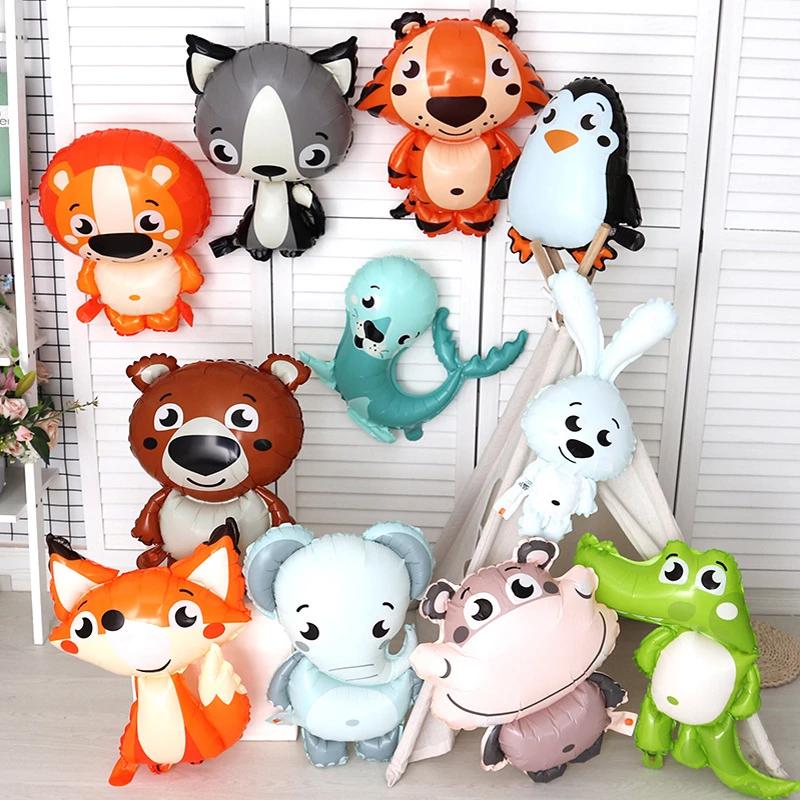 10 Animal Balloons Assorted 24in