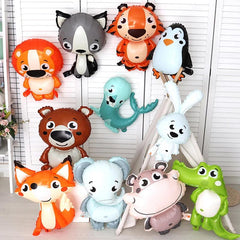 10 Animal Balloons Assorted 24in