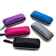 Zipper Eyeglasses Case Honeycomb Glasses Sunglasses Protector Women