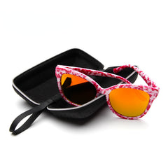 Zipper Eyeglasses Case Honeycomb Glasses Sunglasses Protector Women