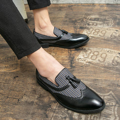Men's Tassel Slip On Formal Dress Shoes For Wedding Office