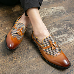 Men's Tassel Slip On Formal Dress Shoes For Wedding Office