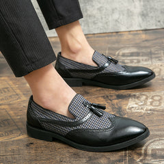Men's Tassel Slip On Formal Dress Shoes For Wedding Office