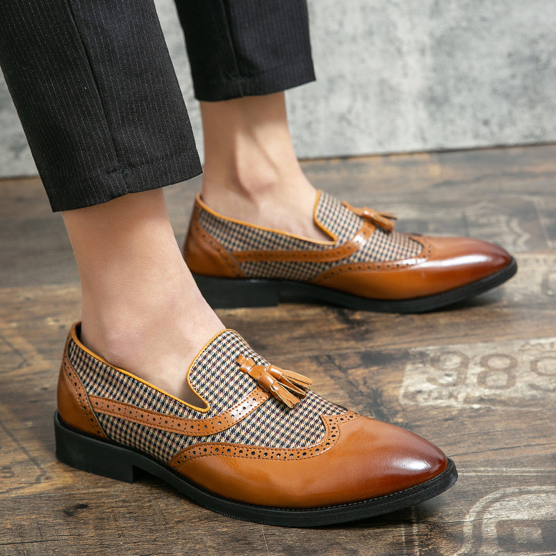 Men's Tassel Slip On Formal Dress Shoes For Wedding Office