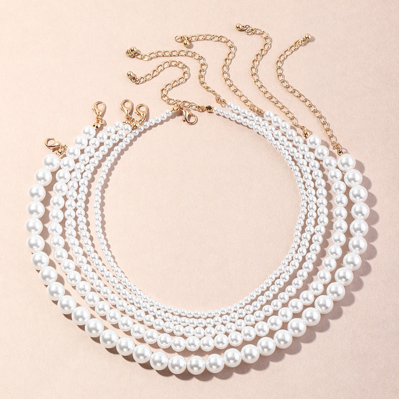 Pearl Beaded Necklaces Women's Jewelry