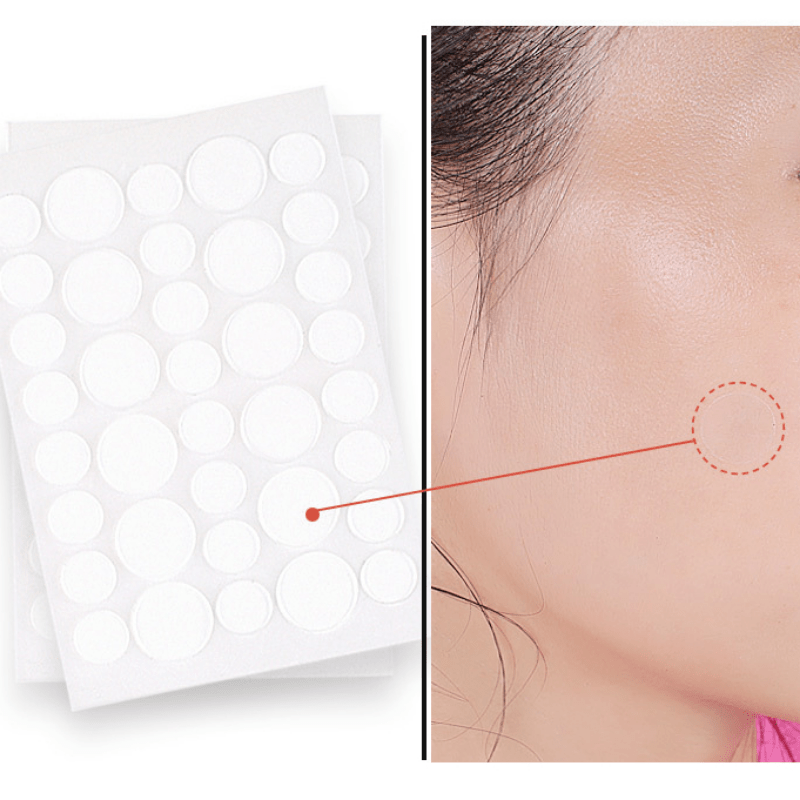 Invisible Acne Patches Hydrocolloid - Zit Cover Patches for Face