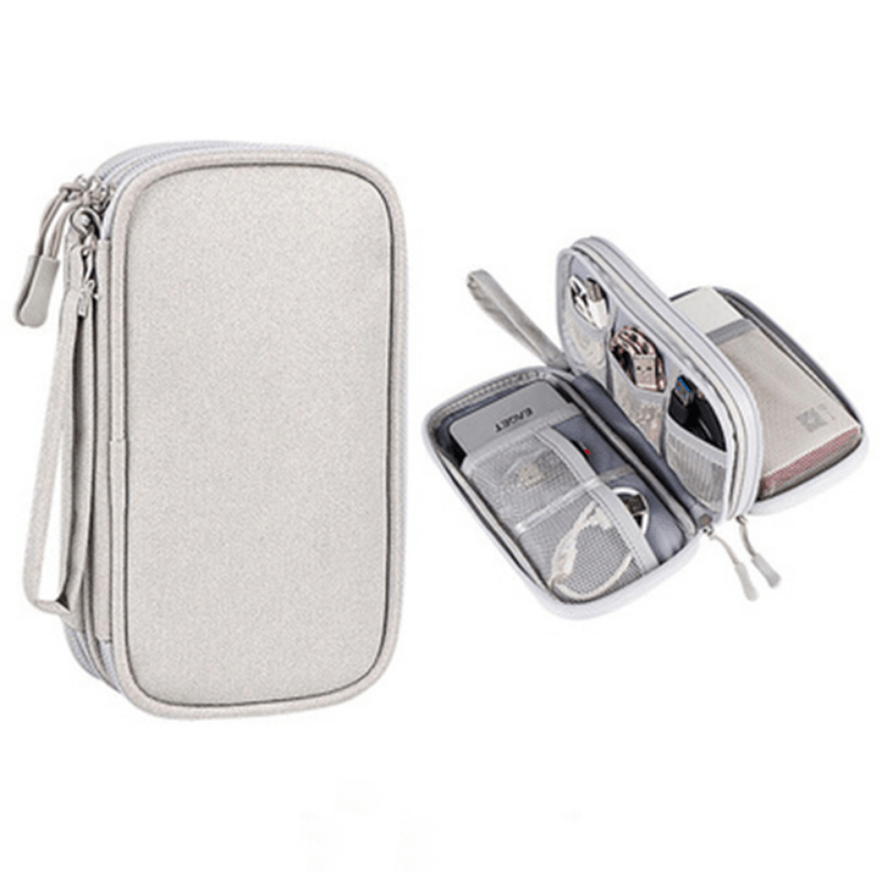 Lightweight Travel Bag Zipper Cable Organizer Portable Storage Bag