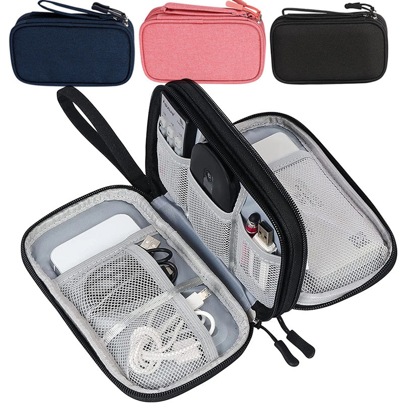 Lightweight Travel Bag Zipper Cable Organizer Portable Storage Bag