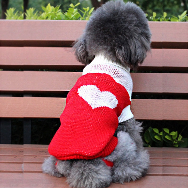 Christmas Reindeer Knitted Sweater For Toy And Small Dogs