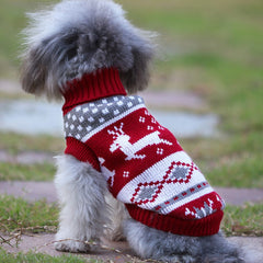 Christmas Reindeer Knitted Sweater For Toy And Small Dogs