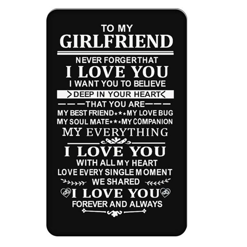 Husband Wife Wallet Metal Card Gift