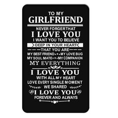 Husband Wife Wallet Metal Card Gift