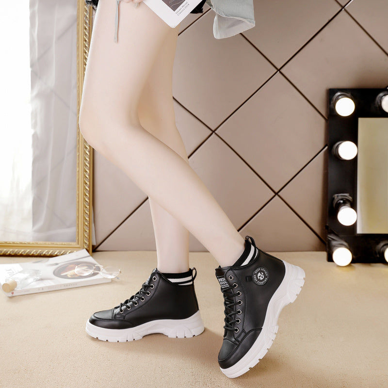 Women's High Top Platform Sneakers for Running and Casual Wear