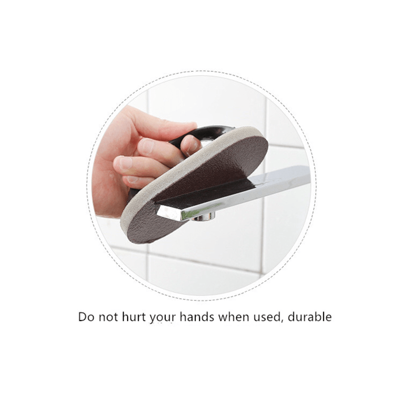 Plastic Sponge Brush Eraser Scrub Handle Kitchen Cleaning Tool