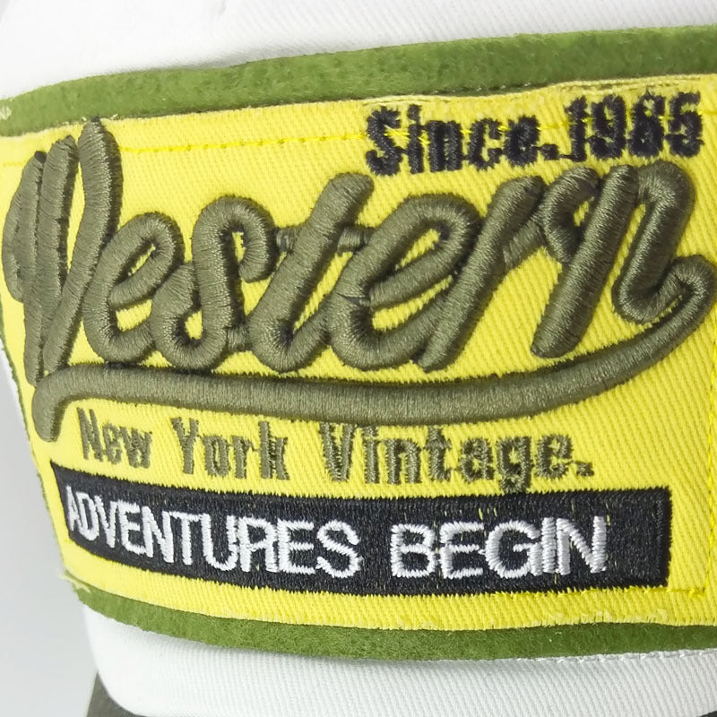 Western Embroidery Patch Baseball Cap Hip Hop Trucker Hat