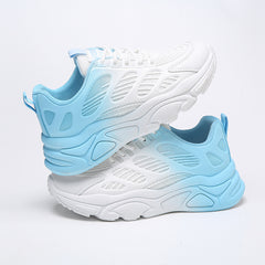 Women's Chunky Ombre Sneakers with Non Slip Mesh