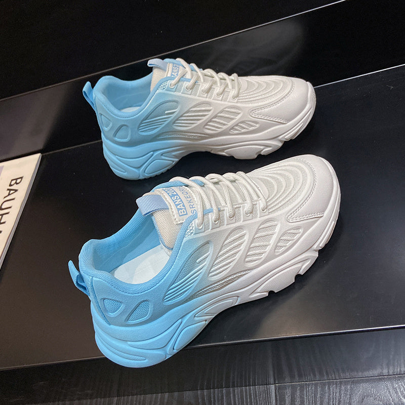 Women's Chunky Ombre Sneakers with Non Slip Mesh