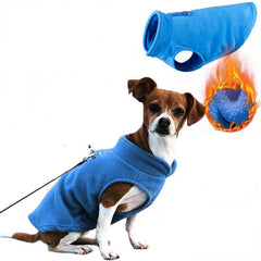Warm Fleece Vest for Pets with Leash Ring