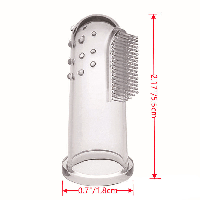Soft Finger Toothbrush for Dogs and Cats - Effective Pet Dental Care
