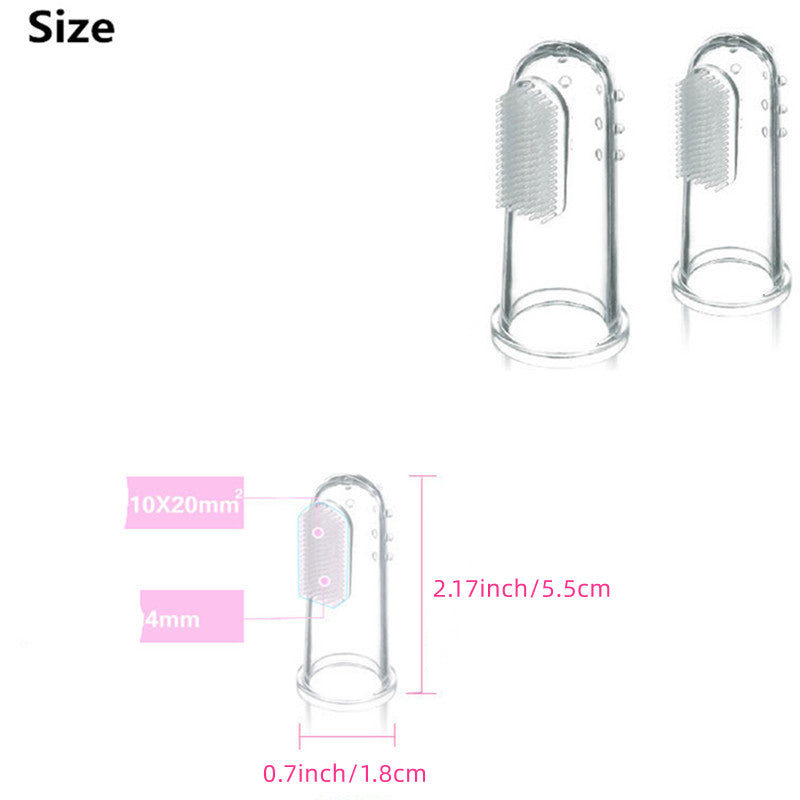 Soft Finger Toothbrush for Dogs and Cats - Effective Pet Dental Care
