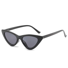 Cat Eye Sunglasses Women Men Triangle Frame Glasses Wrap UV400