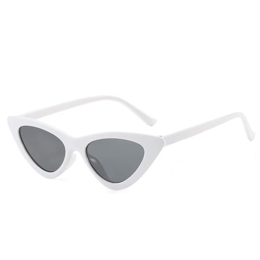 Cat Eye Sunglasses Women Men Triangle Frame Glasses Wrap UV400