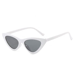 Cat Eye Sunglasses Women Men Triangle Frame Glasses Wrap UV400