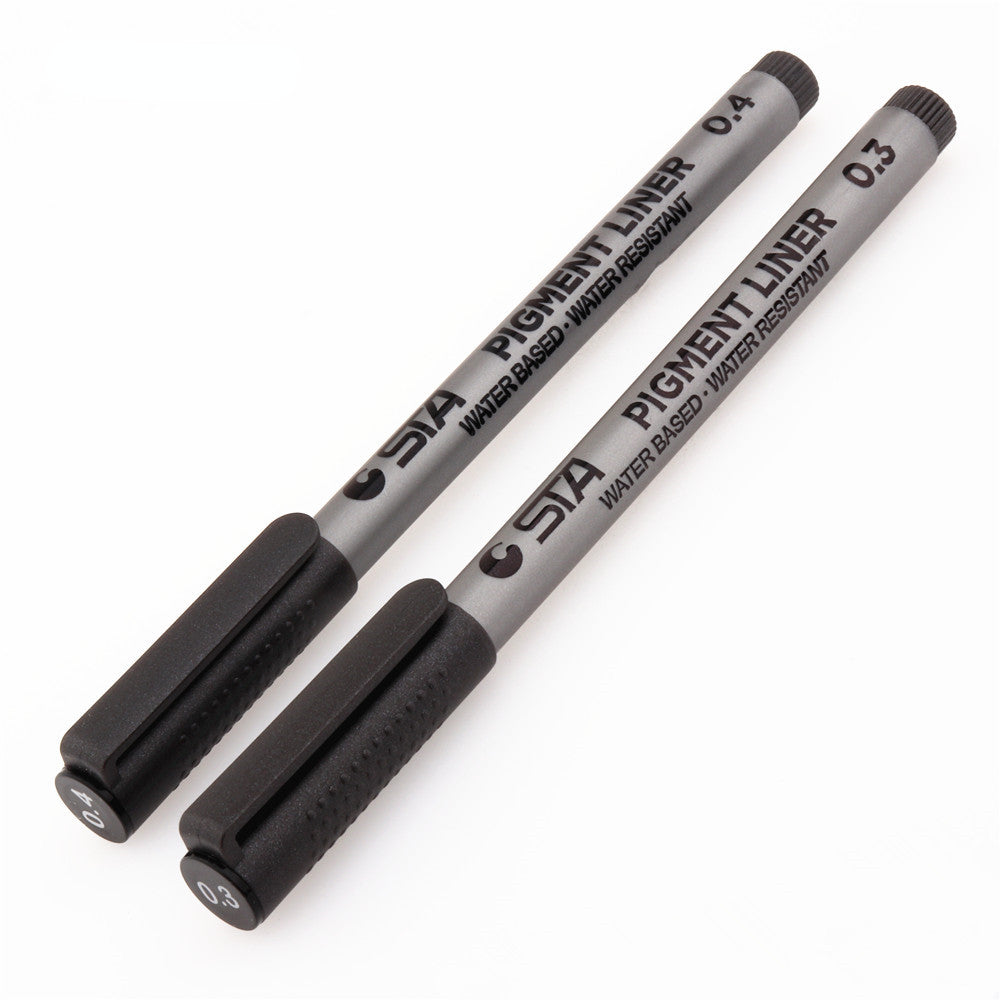 Waterproof Art Markers Brush Pen Set - Fine Sketch Pens