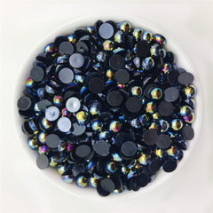 100pcs 6mm DIY Half Pearl Bead Flat Back Art Decor