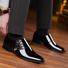 Men's Pointed Toe Casual Dress Shoes For Wedding Party