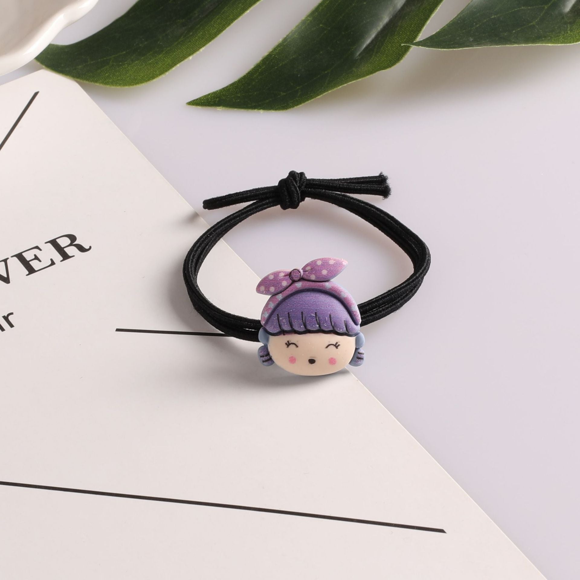Little Girl Hair Ties Cartoon Hair Accessories Resin Headband
