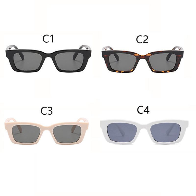 Cat Eye Sunglasses UV400 Vintage Classic Rectangle Sunscreen Glasses