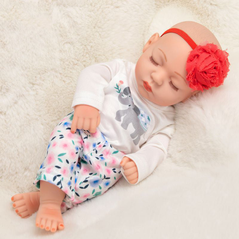 11in Reborn Doll Adorable Girly Puppet Embroidery Boy Toy Gift