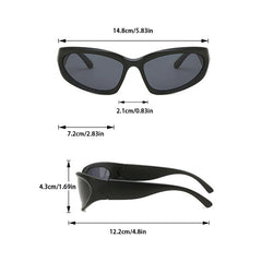 Punk Style Sports Sunglasses Vintage Eyeglasses
