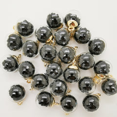 10pcs Mini Glass Jar With Star Charm Jewelry Making Beads