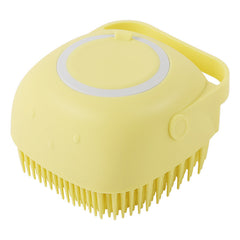 Silicone Pet Hair Comb & Scalp Massager for Dogs - Tangle Removal & Skin Health