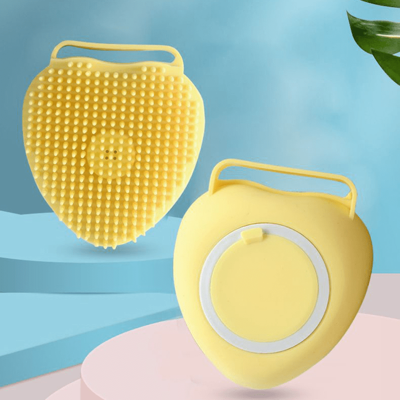 Silicone Pet Hair Comb & Scalp Massager for Dogs - Tangle Removal & Skin Health
