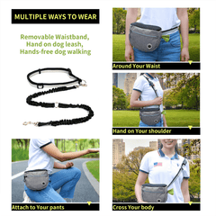Reflective Dog Treat Training Pouch Bag Large Capacity Snack Bag