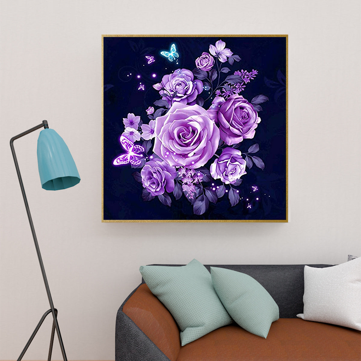 DIY 5D Diamond Painting Kits Rose Adults Full Drill Round Drill Embroidery Plant