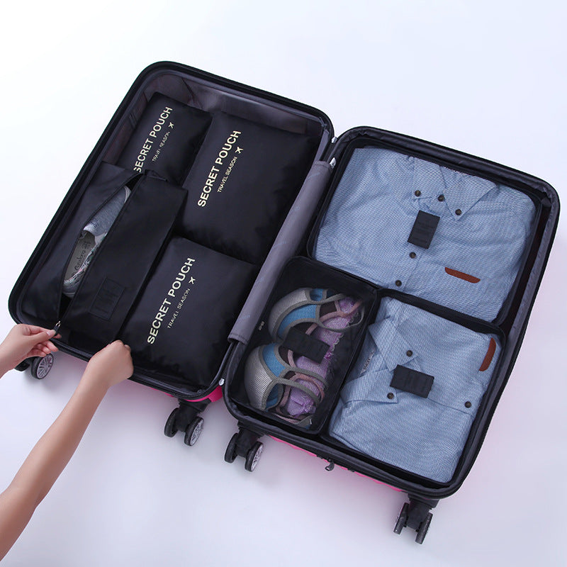 7pcs Travel Storage Bag Set Portable Luggage & Clothing Packing Bag