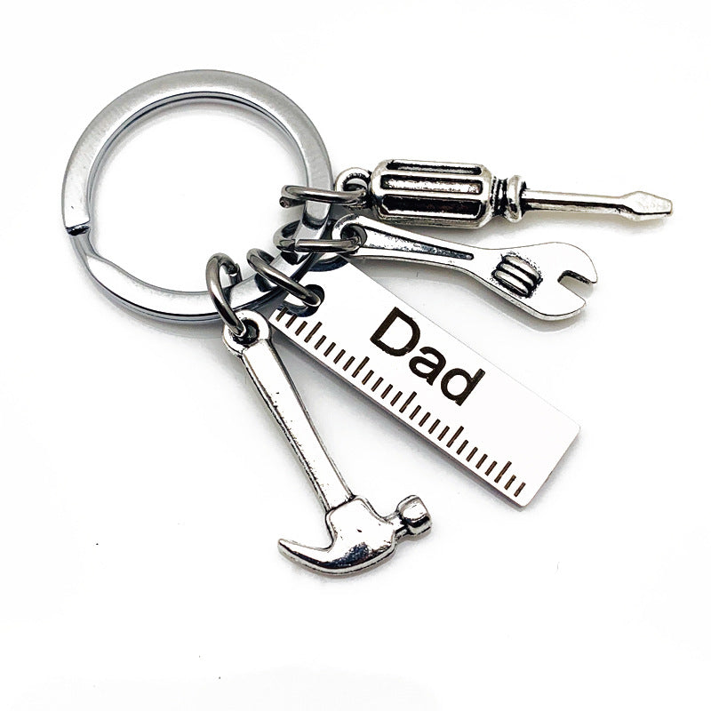 Custom Engraved Stainless Steel Keychain for Men