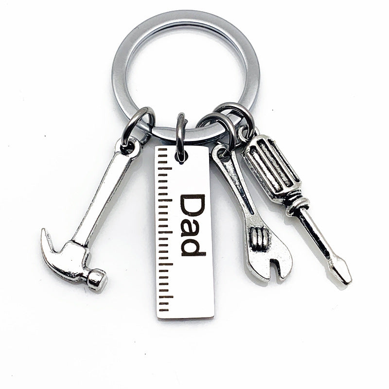 Custom Engraved Stainless Steel Keychain for Men