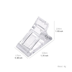 5 Pcs Nail Extension Clips Quick Building Fingernail Forms Tips Tools